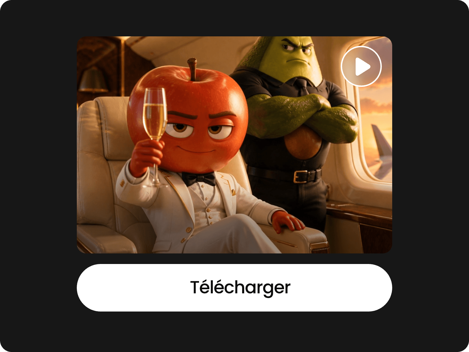 Télécharger votre vidéo de fruits IA