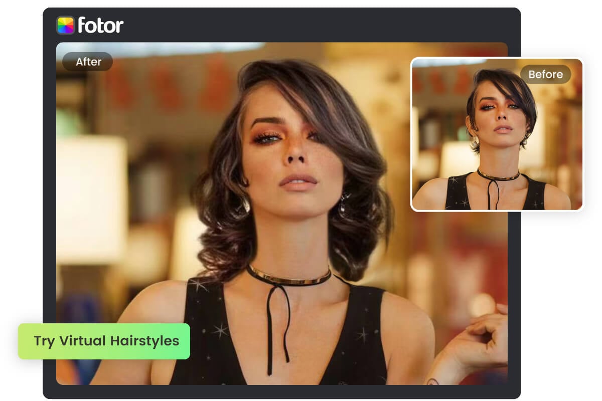 Virtual Hairstyles: Try on Virtual Hairstyles Online with AI | Fotor