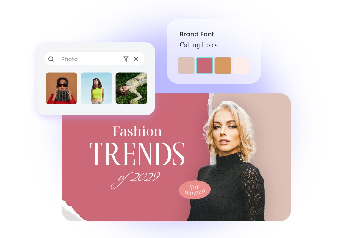 Various design assets for YouTube Thumbnail design