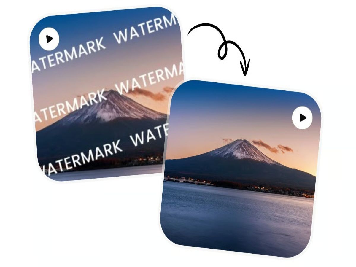 Wasserzeichen Bildunterschriften oder andere unerwuenschte Elemente entfernen