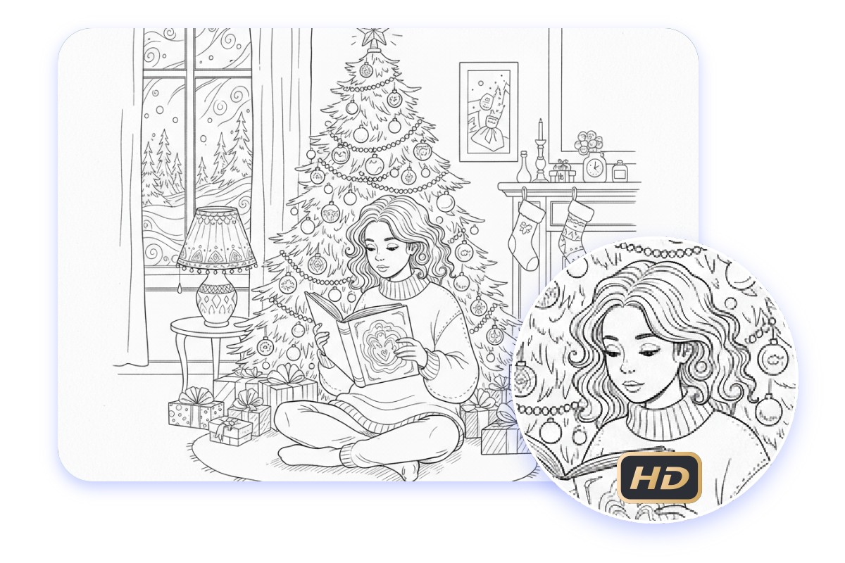 Wasserzeichenfreie Weihnachtsbilder direkt zum Ausdrucken