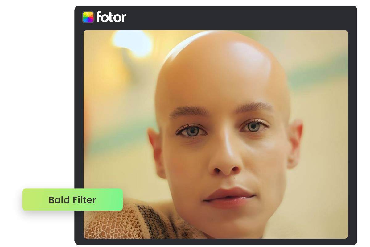 produktion Fjendtlig kontakt AI Bald Filter: Make Someone Bald Online | Fotor