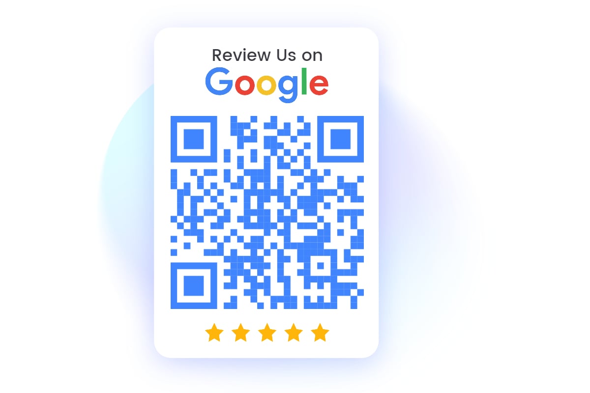 leave us a review on google qr code