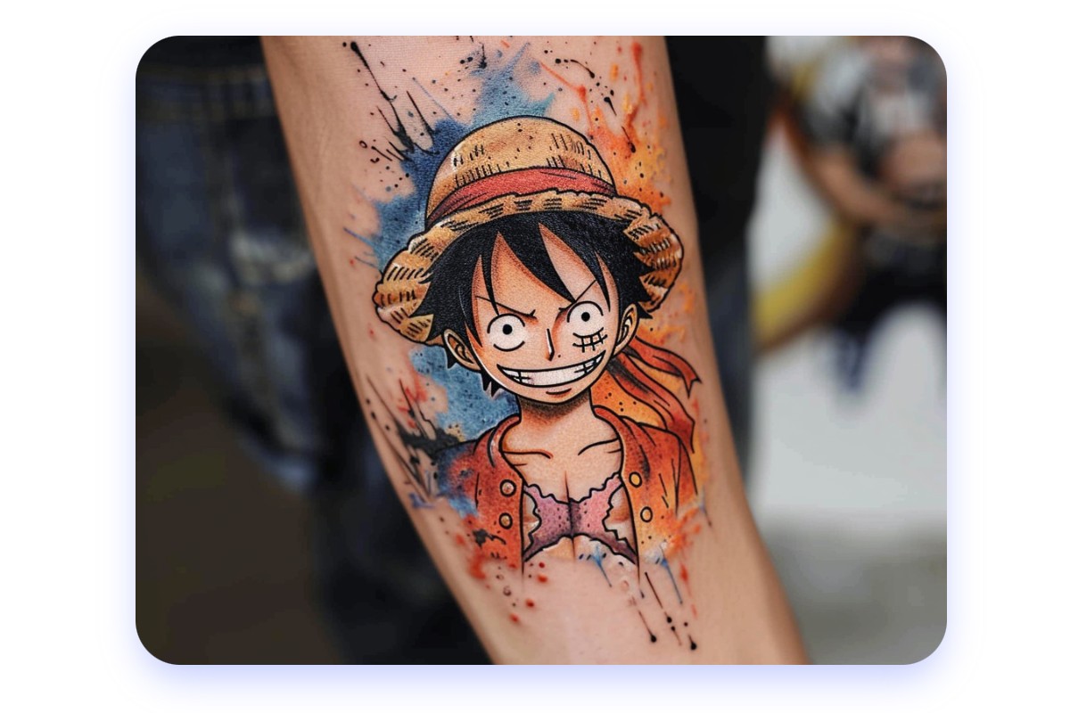 A one piece style tattoo