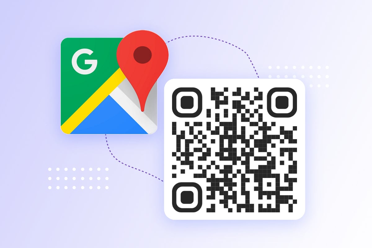 A Qr Code For Google Map Location 