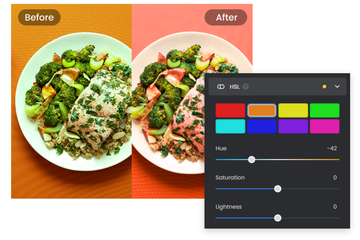 Changer la couleur d'une image gratuitement avec le changeur de couleur  d'image en ligne