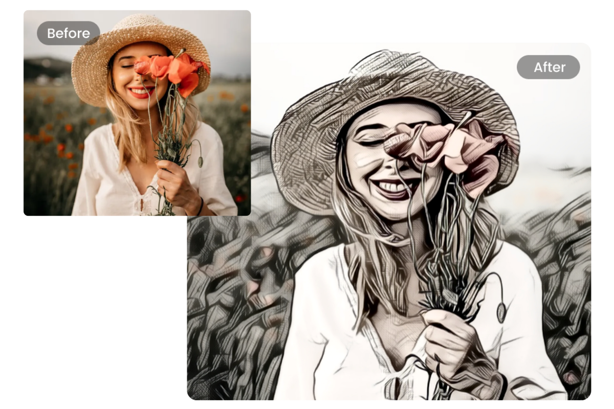 turn photos into coloring pages online