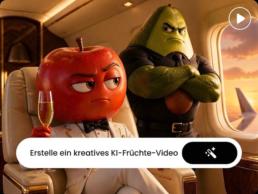 erstelle mit fotor aus deiner beschreibung kreative ki fruechte videos
