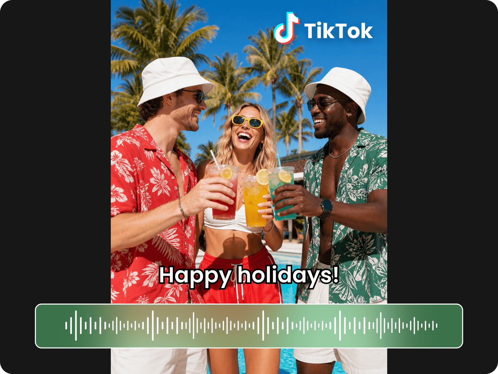 Add audio and captions to an ai generated tiktok clip