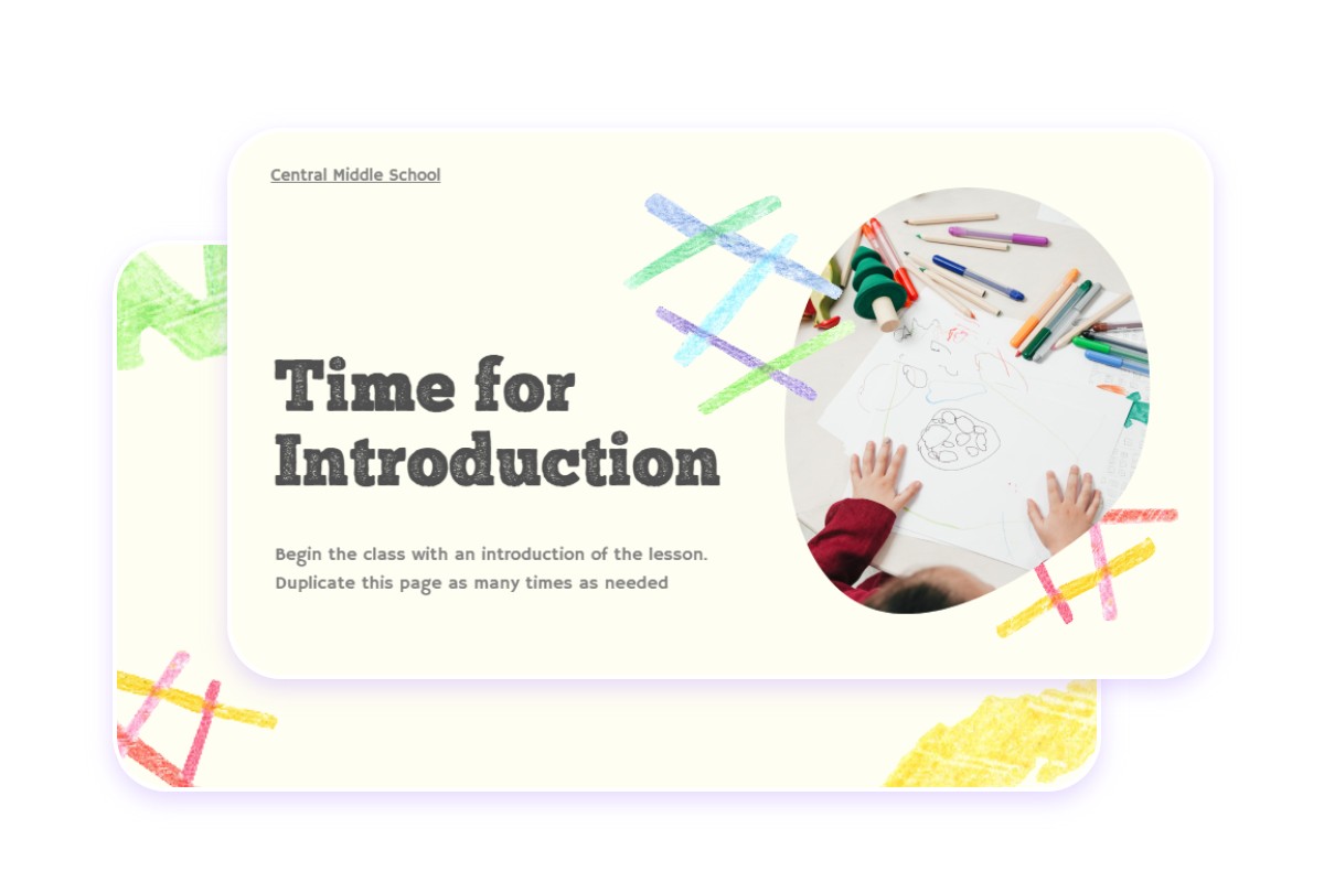 Add caption to an education powerpoint page