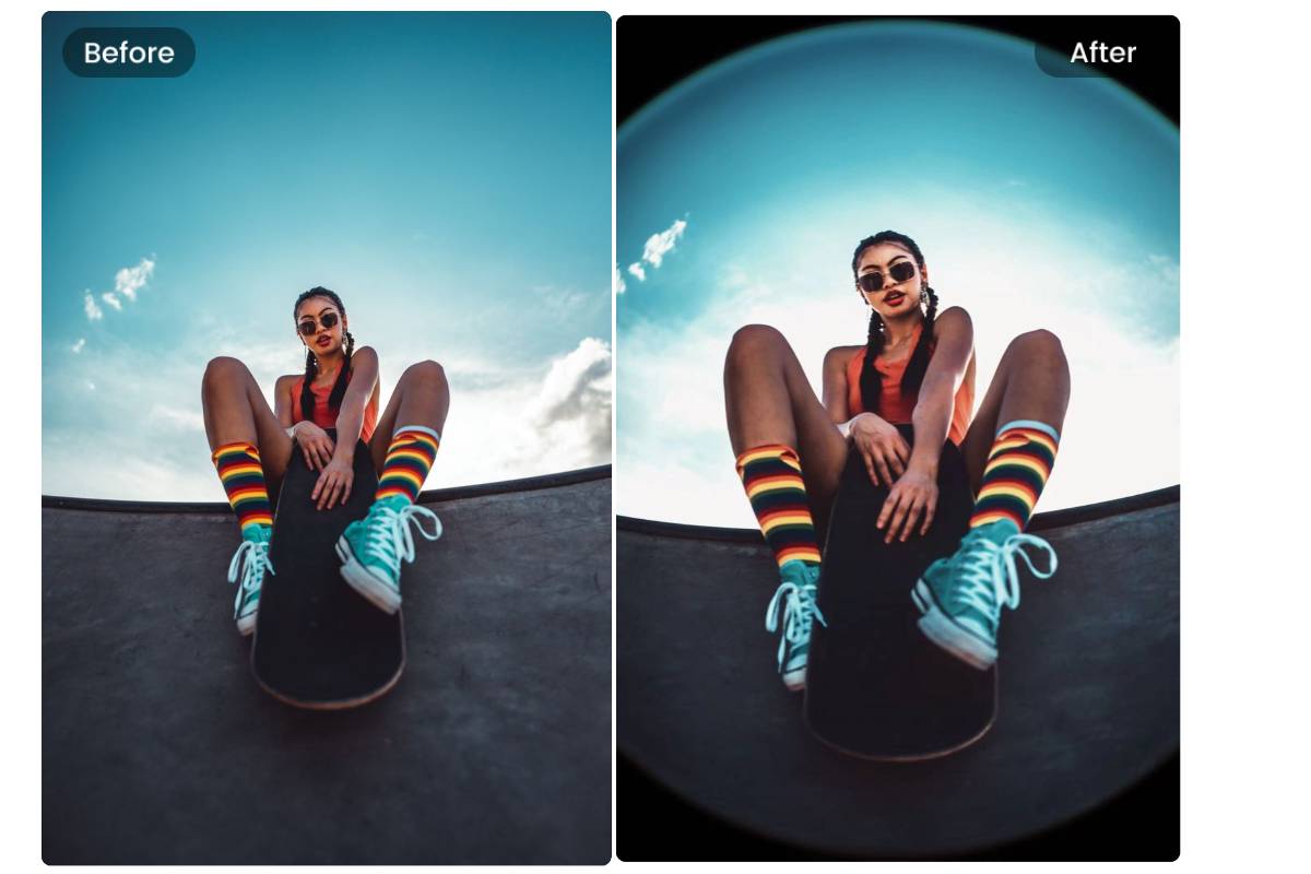 Fish Eye Filter: Transform Photo to Fish Eye Perspective Online