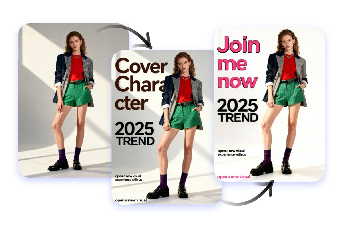 Ajouter du texte à une image d'une mannequin et modifier la police et la couleur