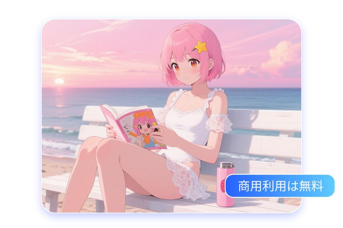 AIアニメ画像を無料商用利用