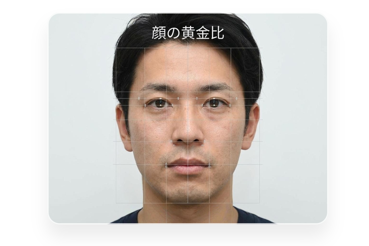 AI顔面対称度テスト