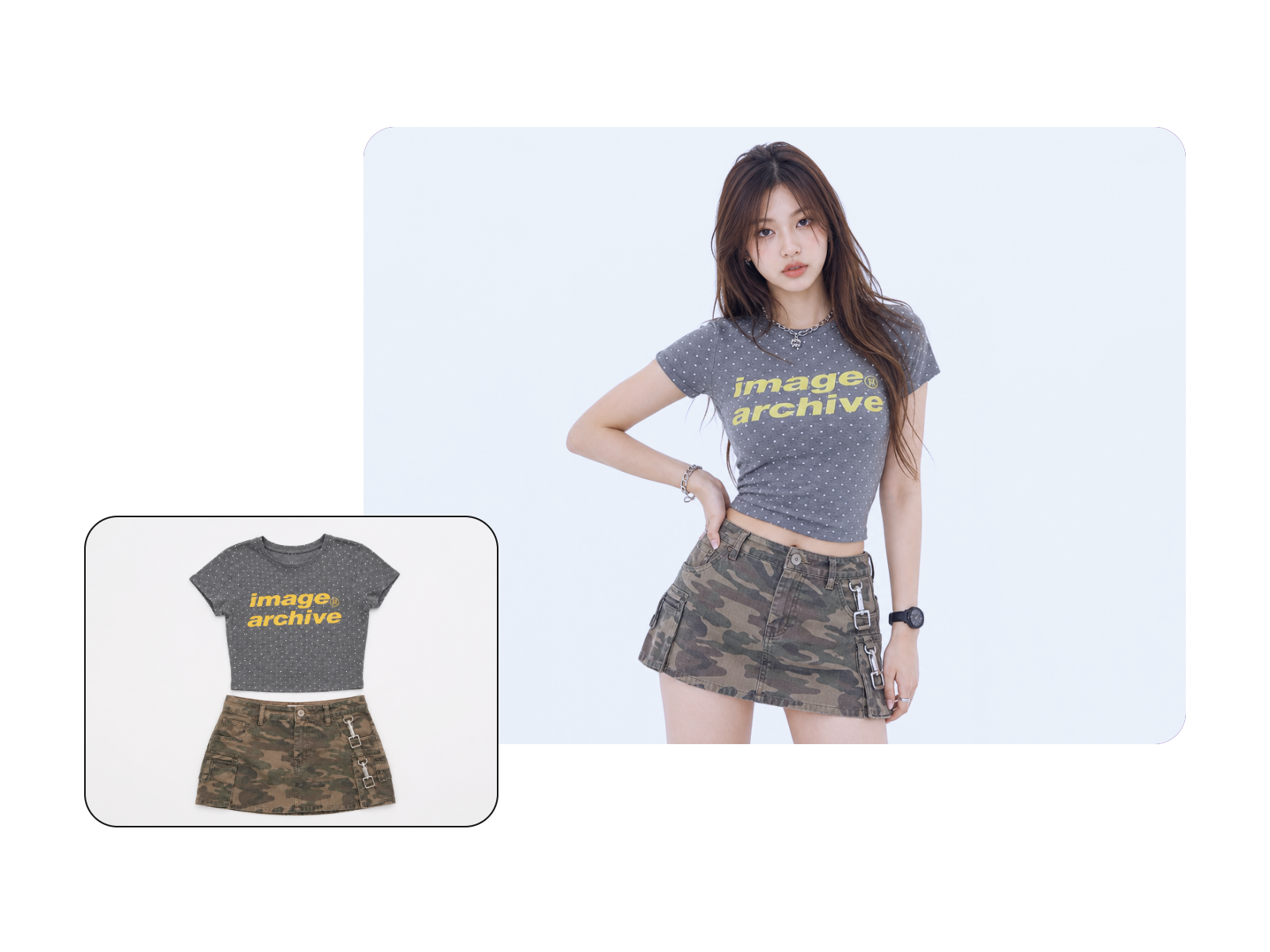 好きな服の画像をアップロードして手軽にバーチャル試着
