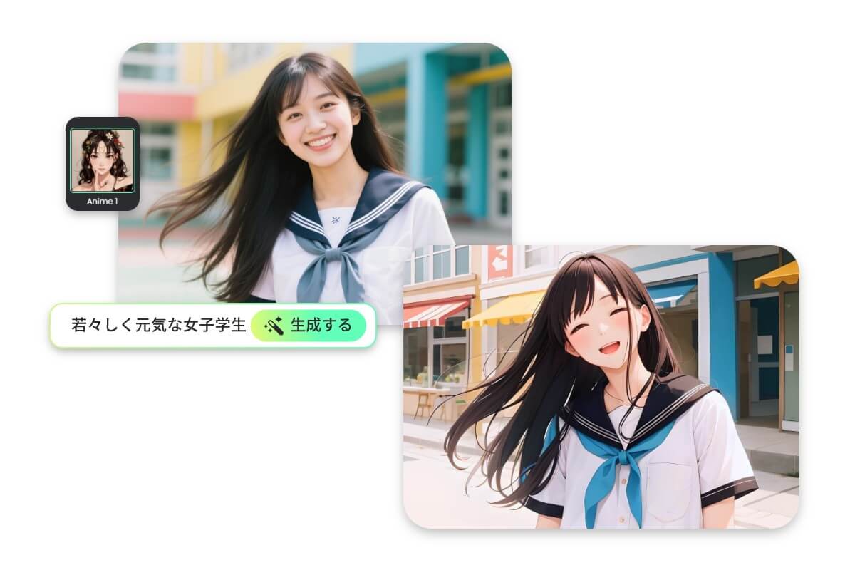 名画風フィルター機能