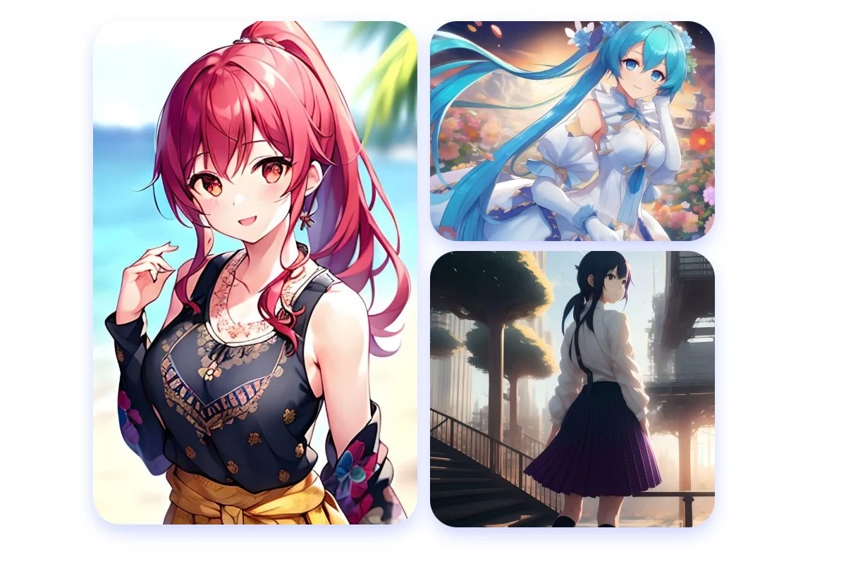 AIで理想のアニメ美少女を一発生成