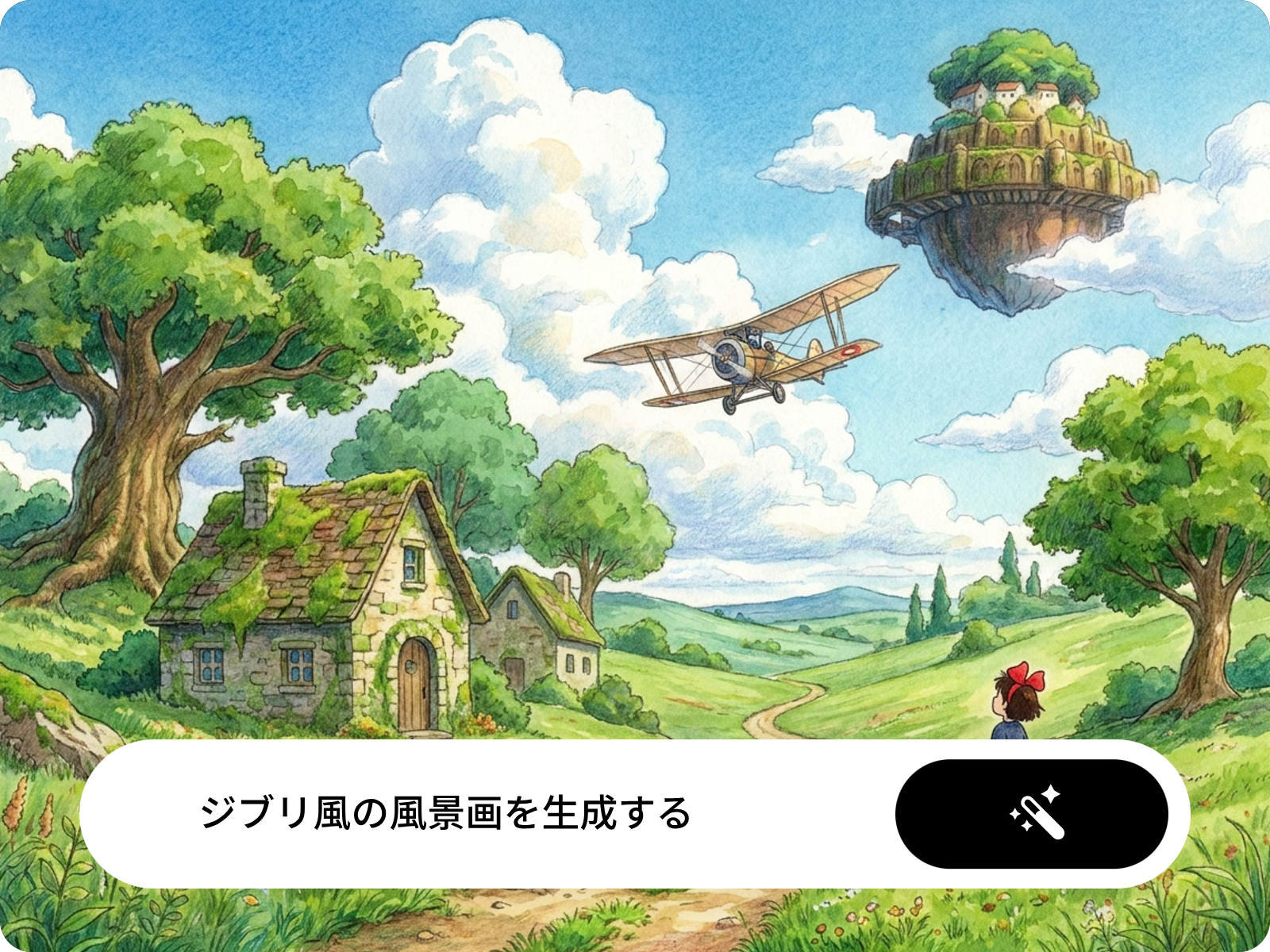 日本語プロンプトにそのまま対応