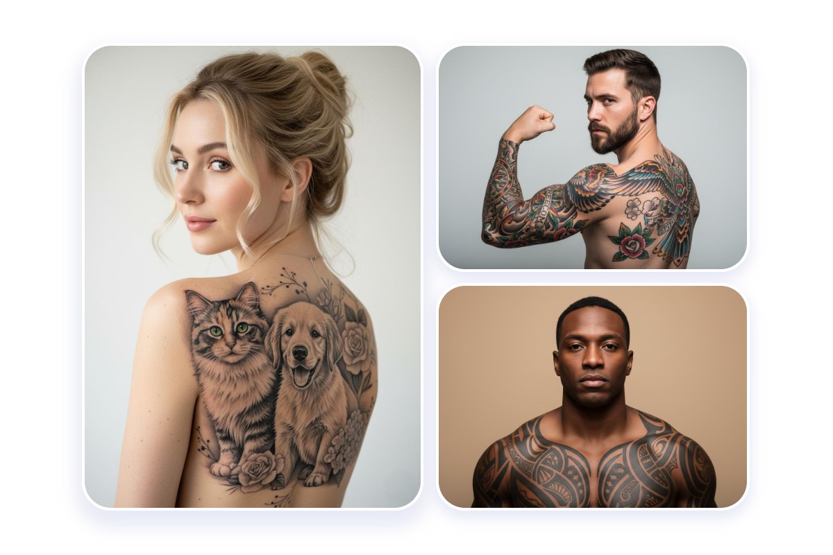 Ai tattoo designs for every age skin color style