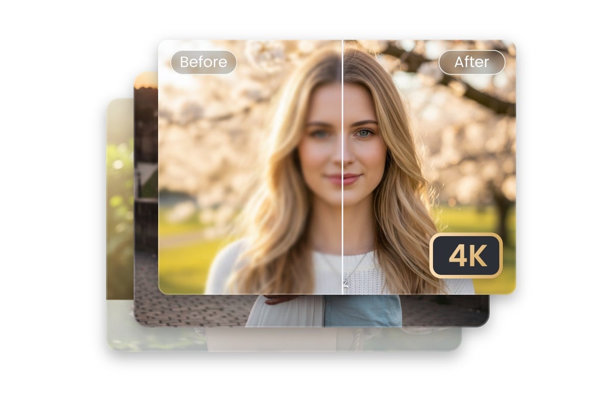 Ai upscale multiple photos to 4k resolution in fotor