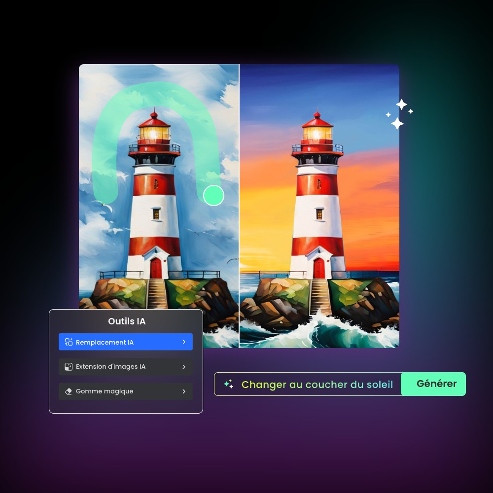 toutes les fonctionnalités de retouche photo
