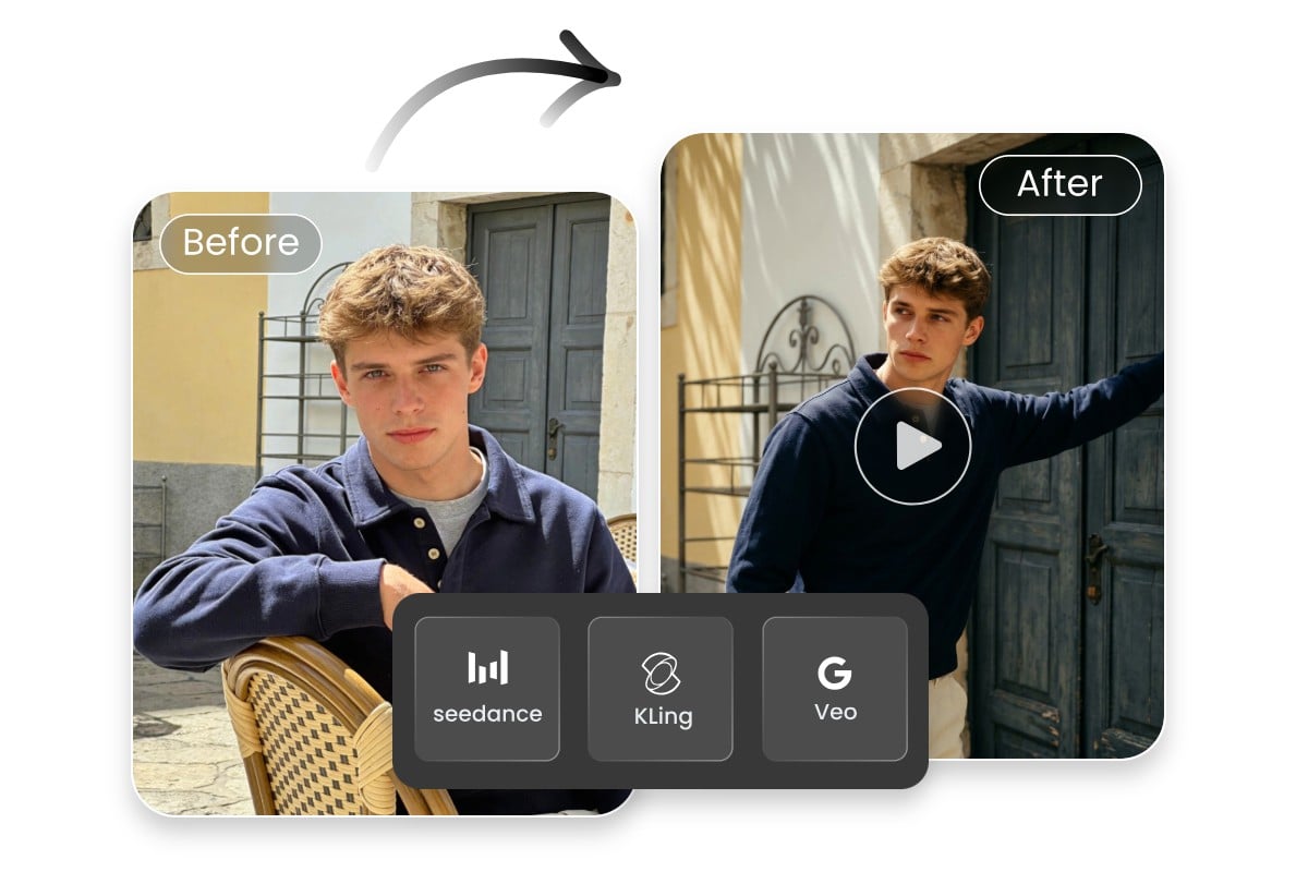 Animate a boy photo with advanced ai models