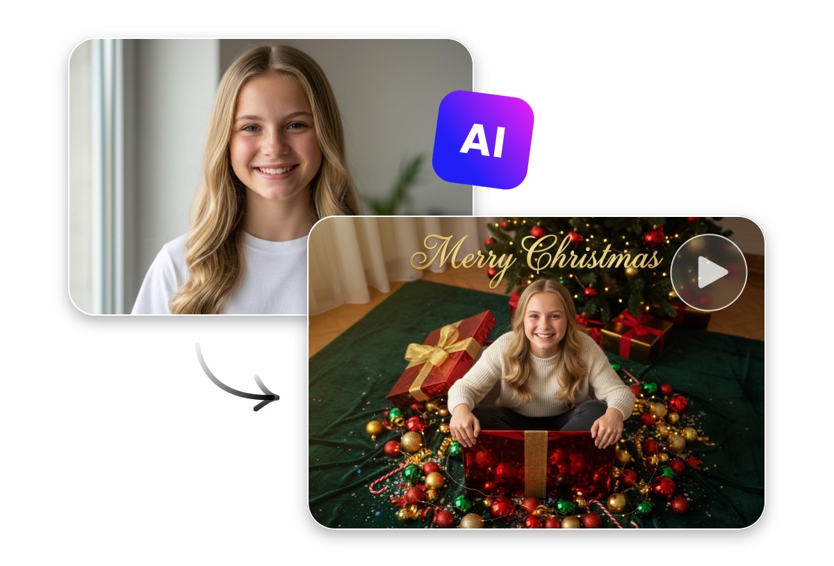 動画にも対応する強力なクリスマスフィルター
