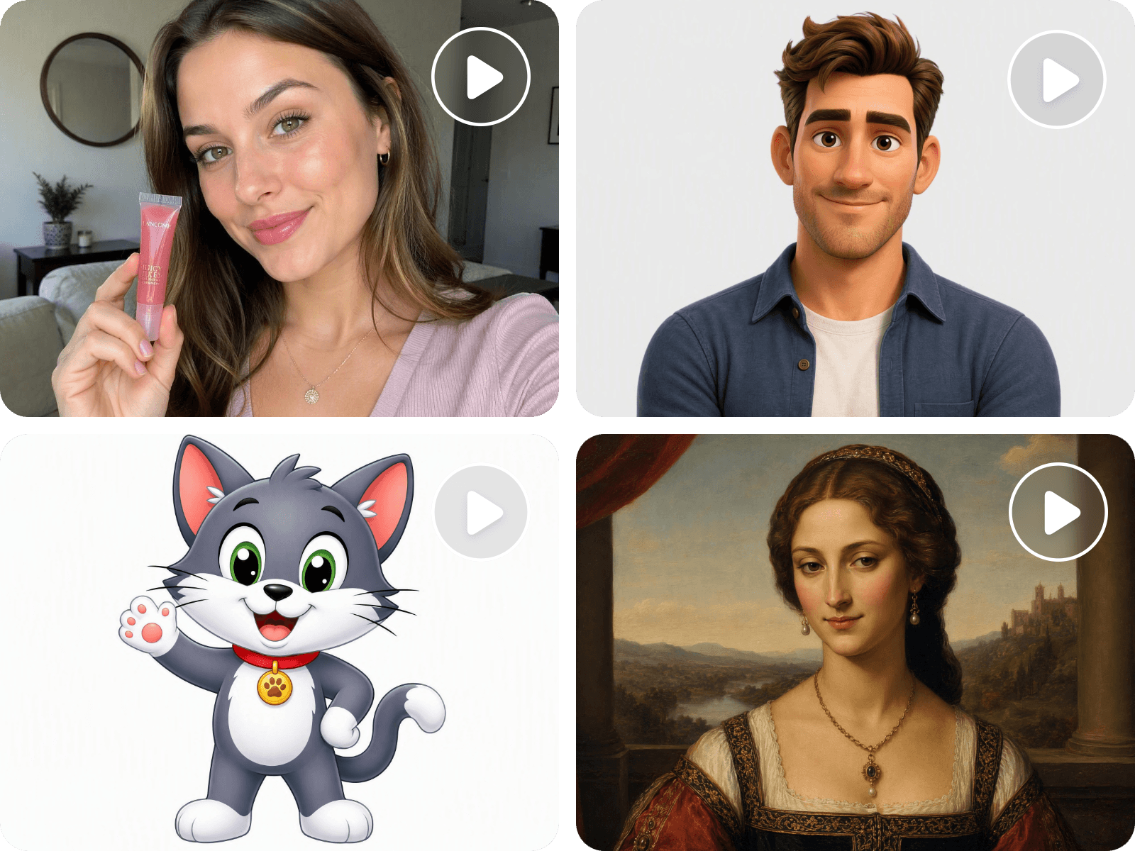 Animate different types of photos
