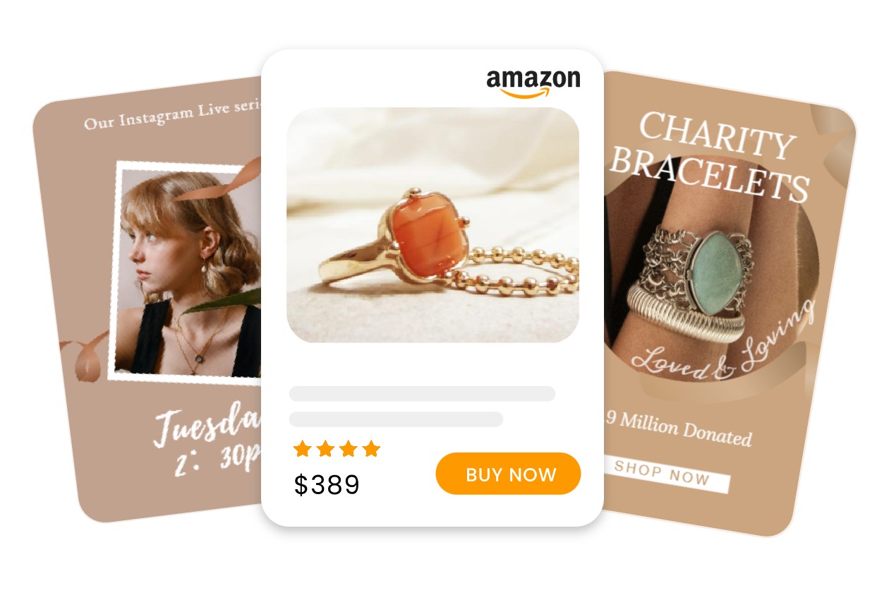 Apply ai generated jewelry designs to multiple use cases