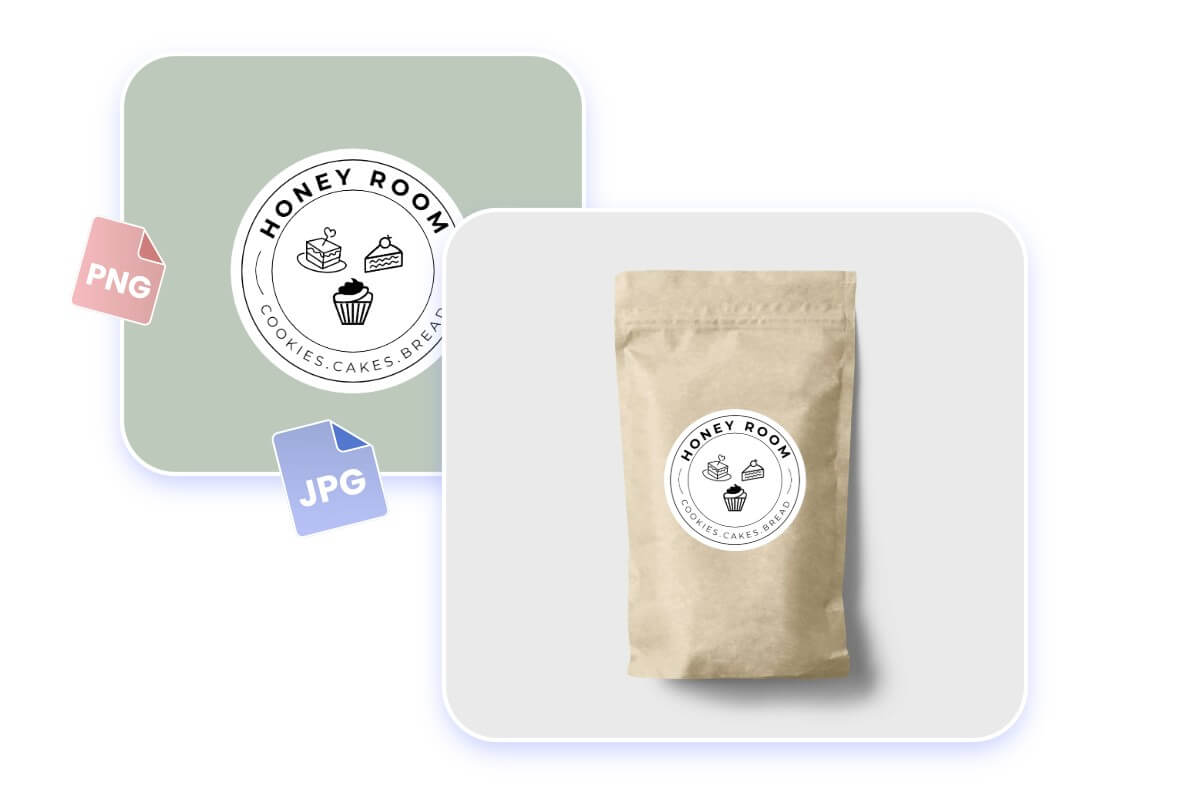 Apply and print your high res logo to your products with fotor logo enhancer