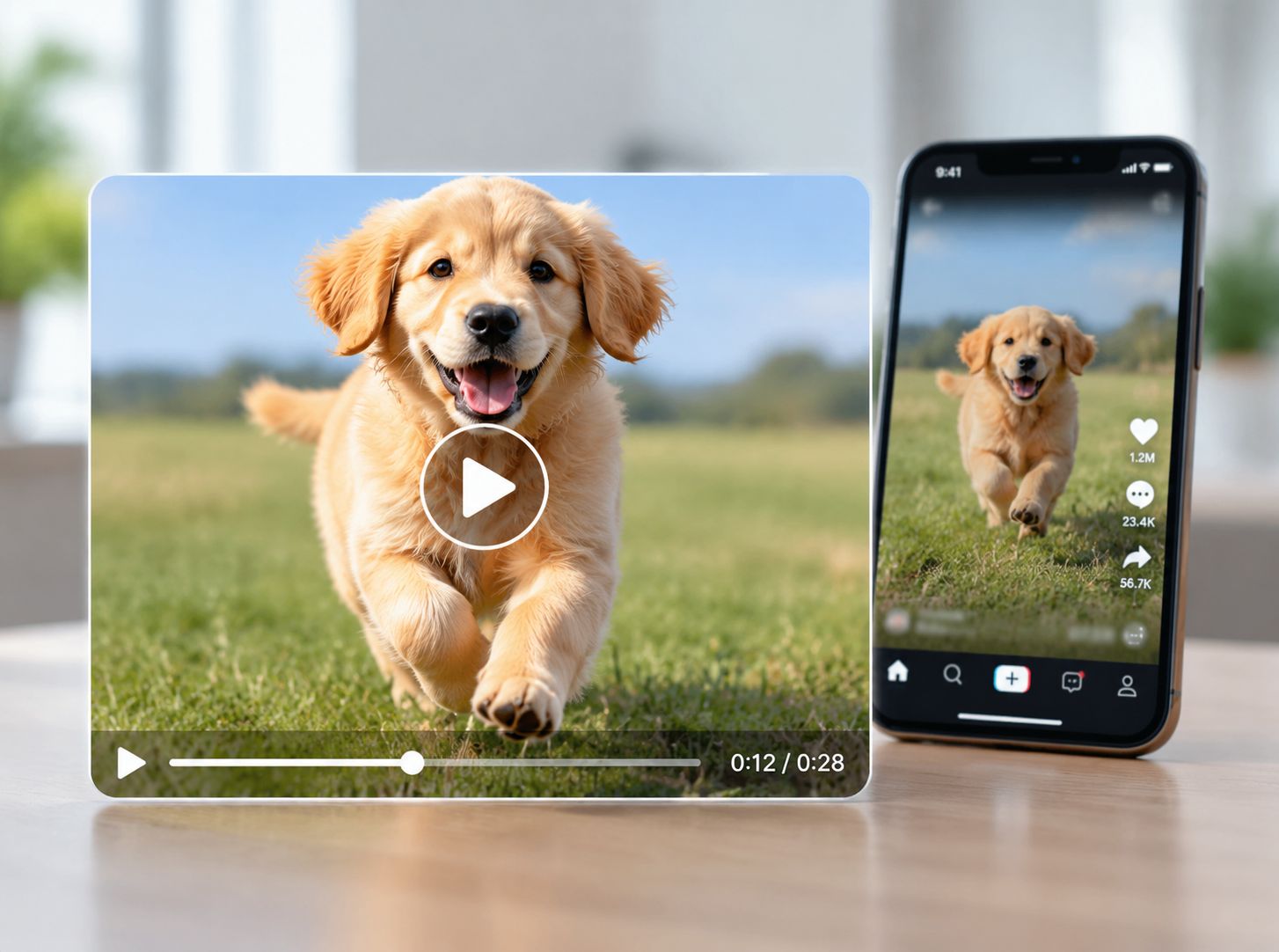 Audio extrahiere aus social media oder smartphone videos