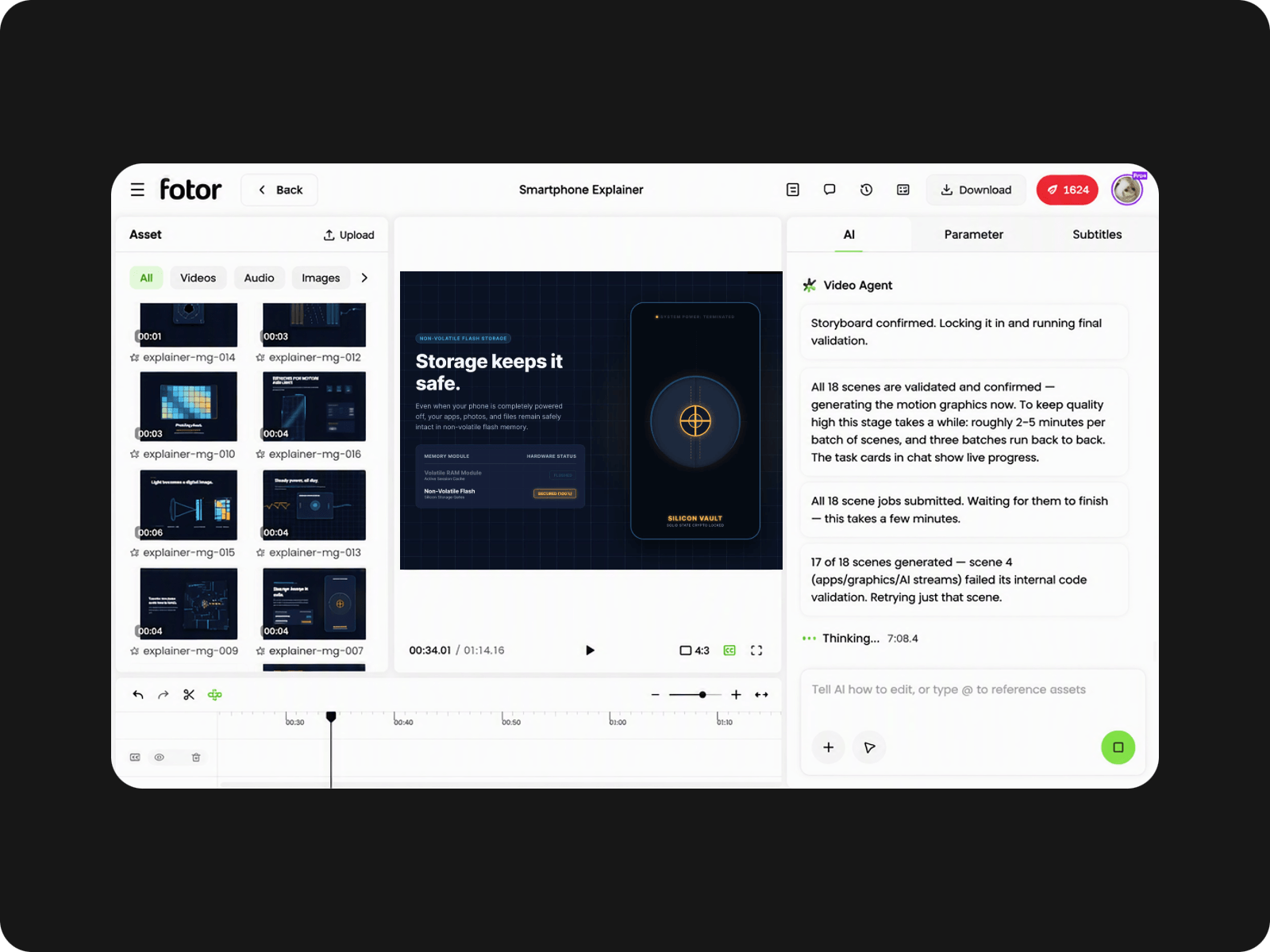 Auto generate your storyboards from your ai script