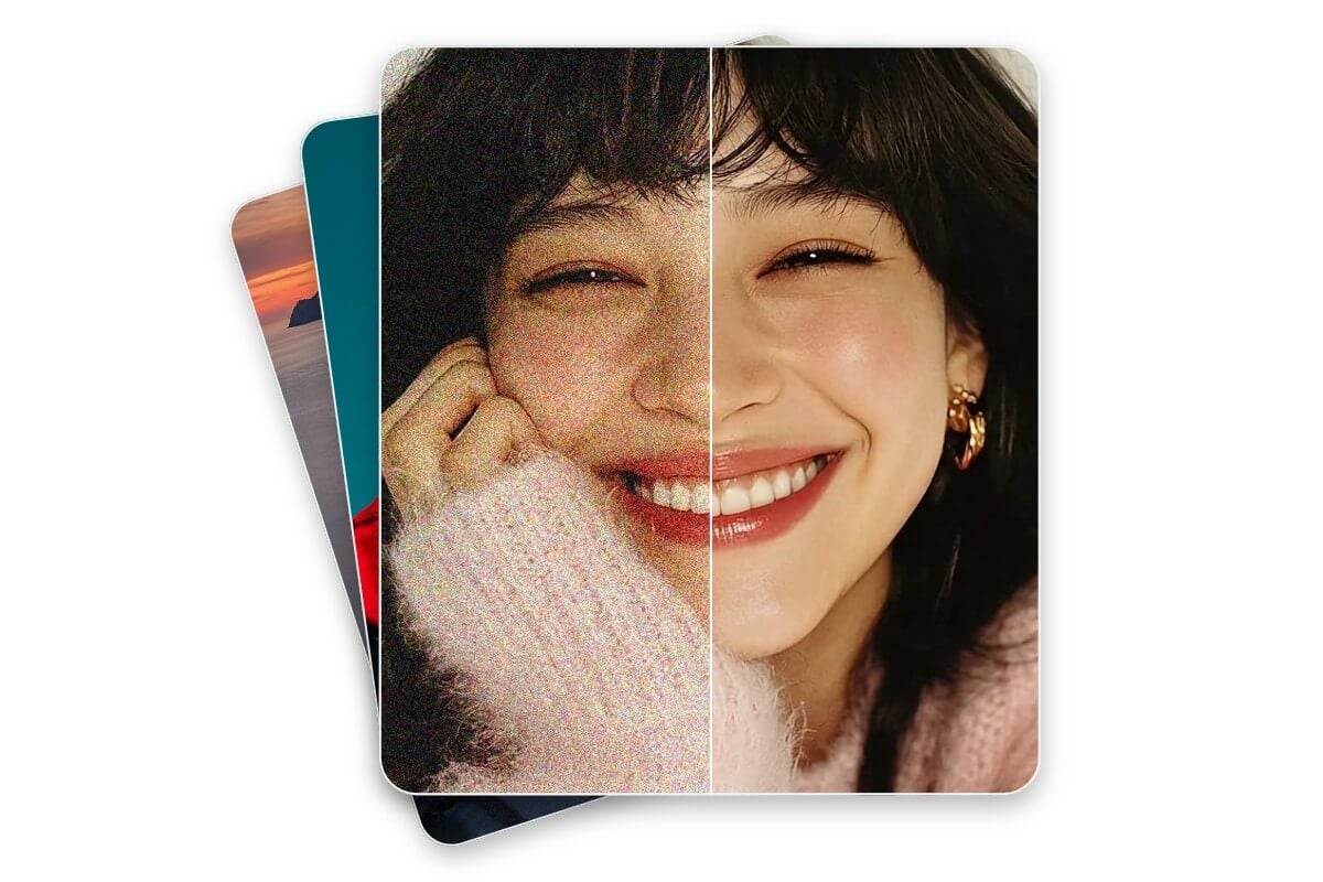 ブランドビジュアルの画像ノイズ除去