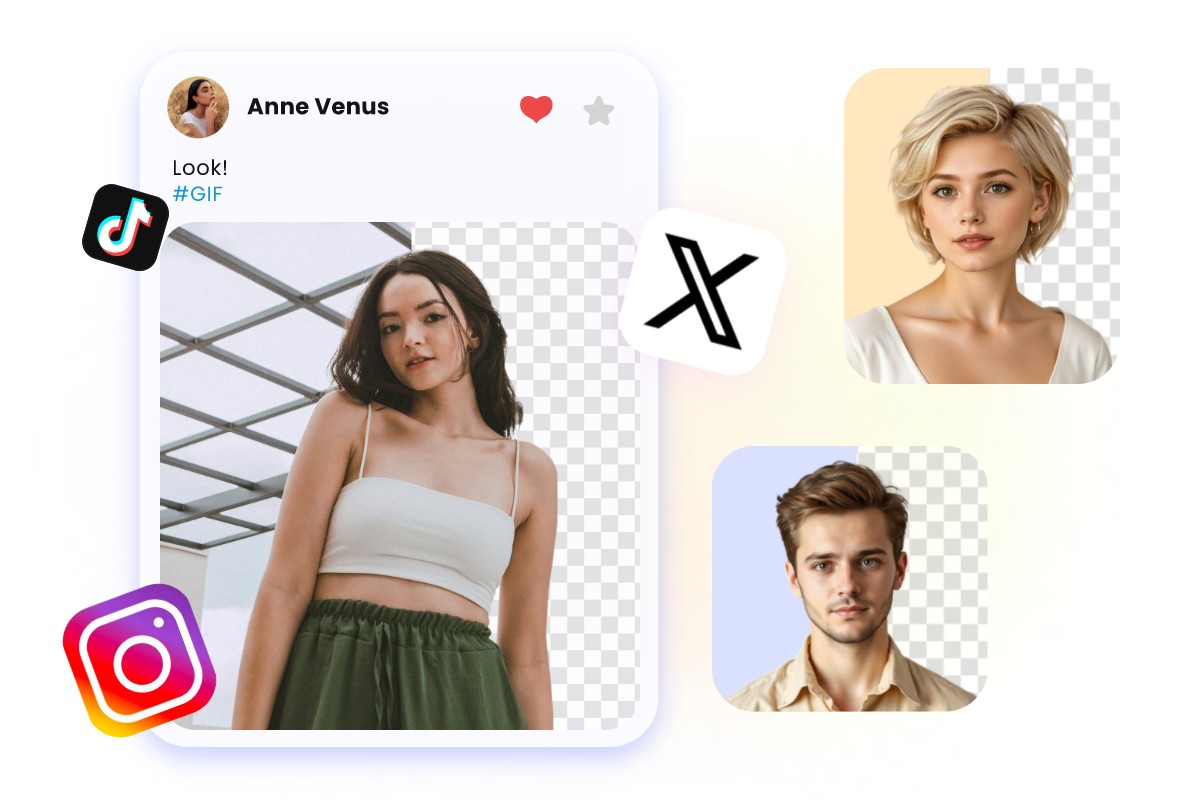 Batch image background for social media and personal use