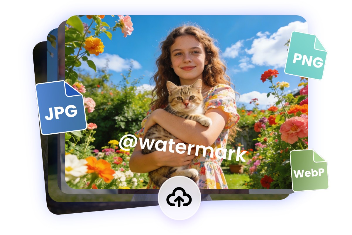 Batch remove watermarks from photos in different formats