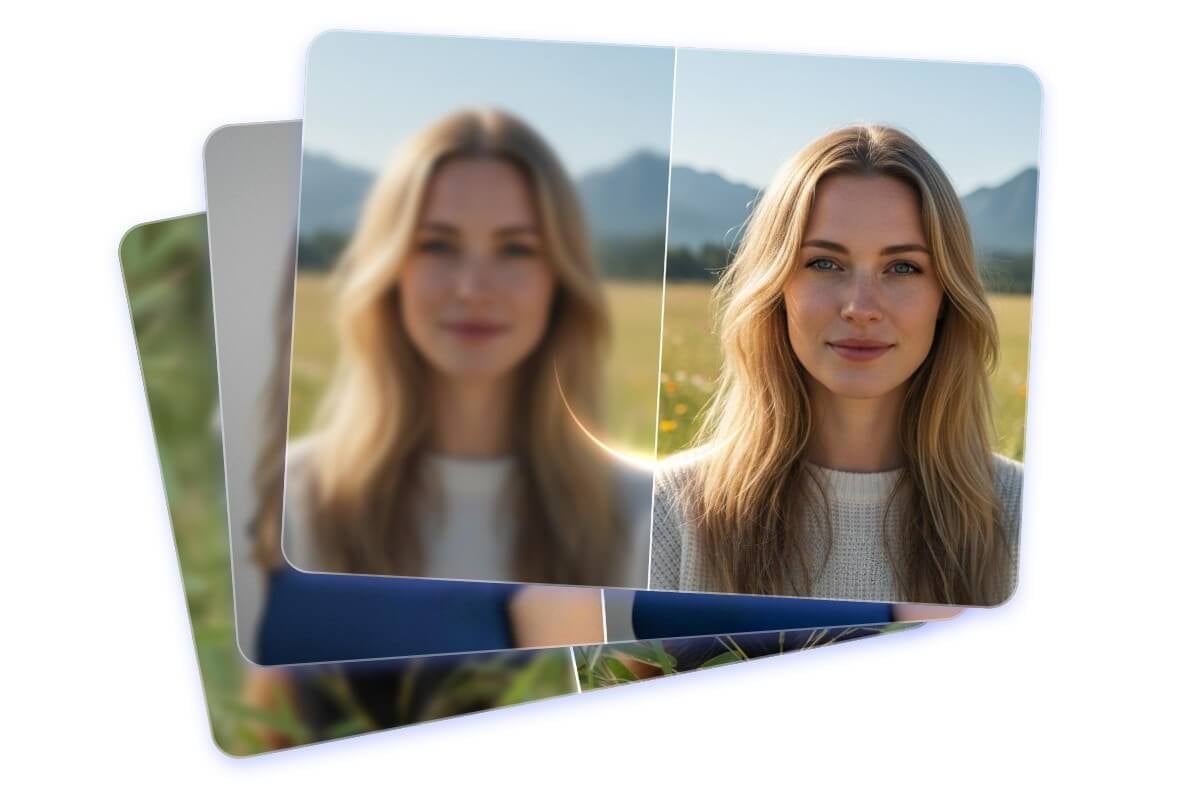 Batch retouch multiple photos using Fotor AI photo editing tool