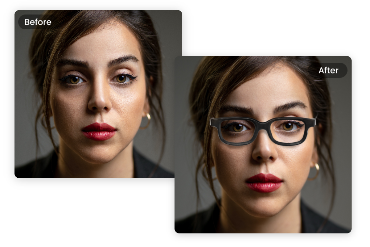 https://imgv3.fotor.com/images/side/before-and-after-picture-of-a-woman-with-virtual-try-on-glassess-in-fotor.png