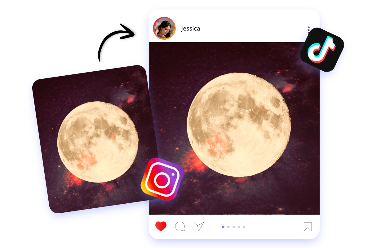 バースデームーンをSNSでシェア