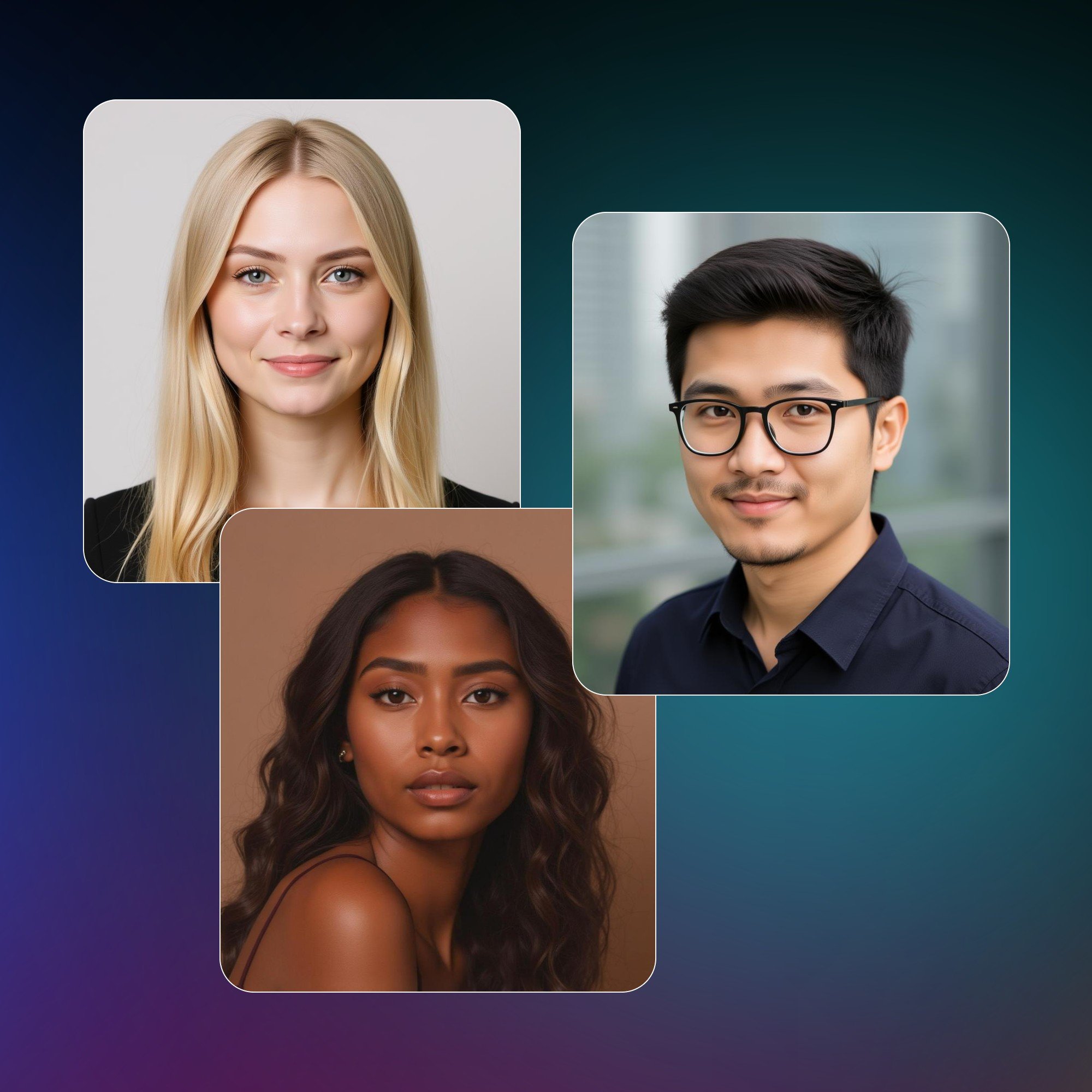 Borderless ethnicity and seamless face generation