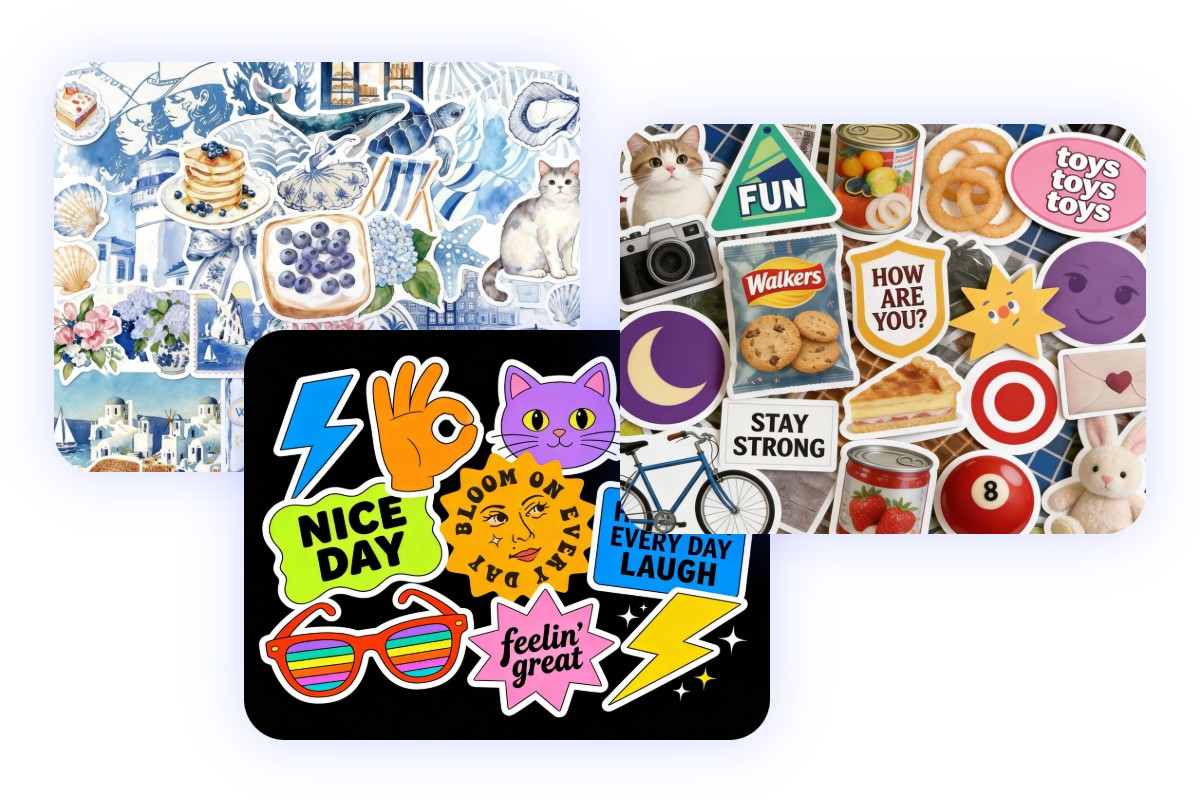 Créer des planches packs et rouleaux de stickers à partir de différents designs