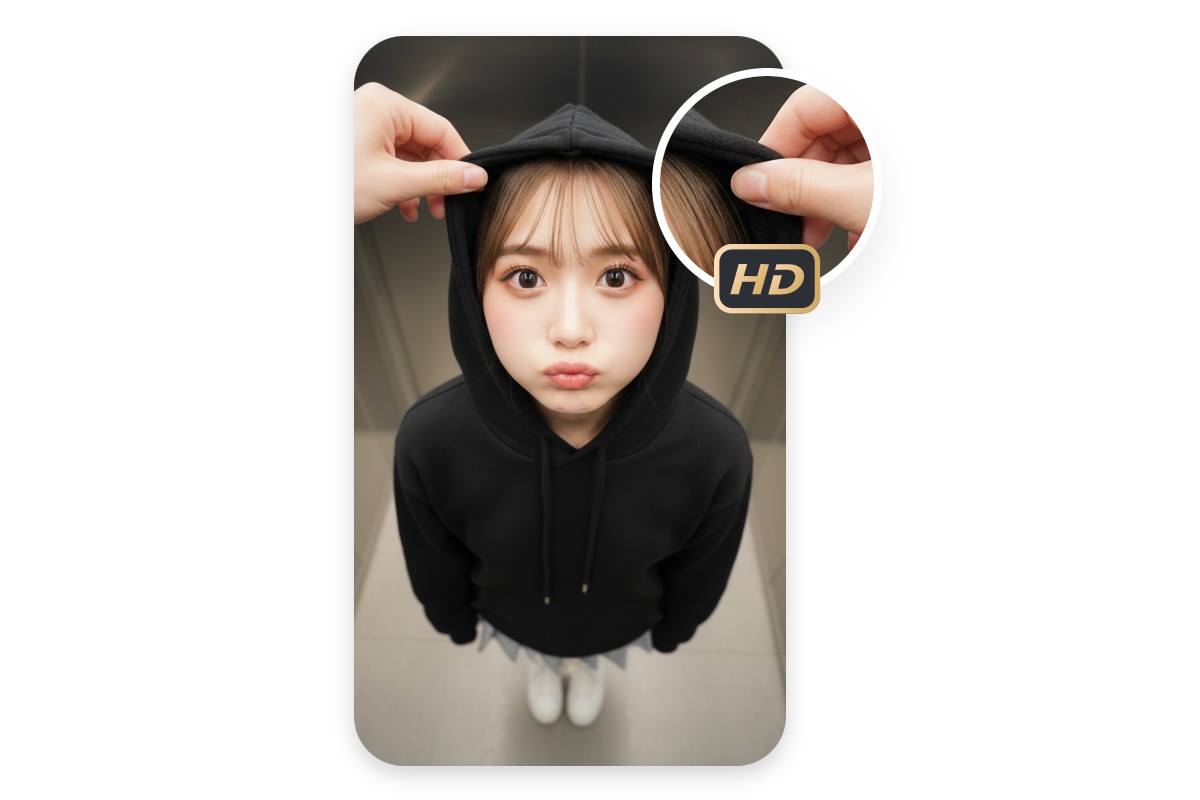 自然な捕獲されたAI画像