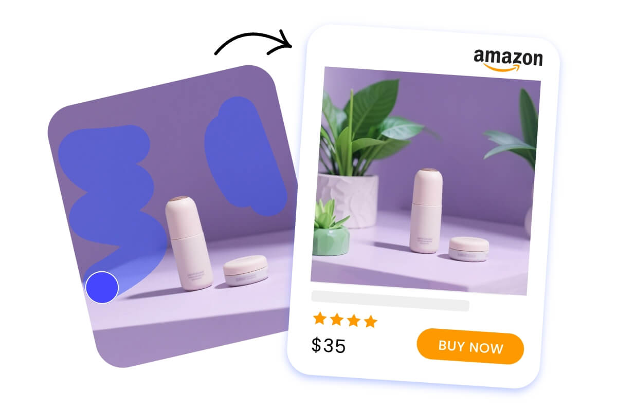 Change and replace image backgrounds to create professional product visuals using Fotor AI image replacer