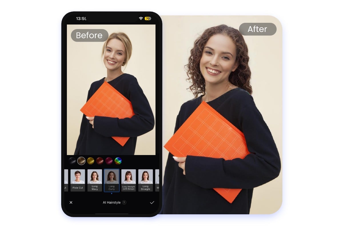 似合う髪型診断アプリ