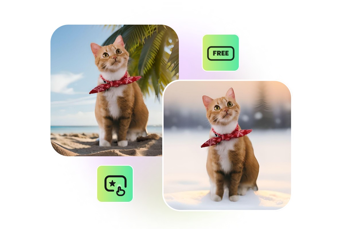 kostenlos Hintergrund ändern mit Fotor KI-Bildgenerator