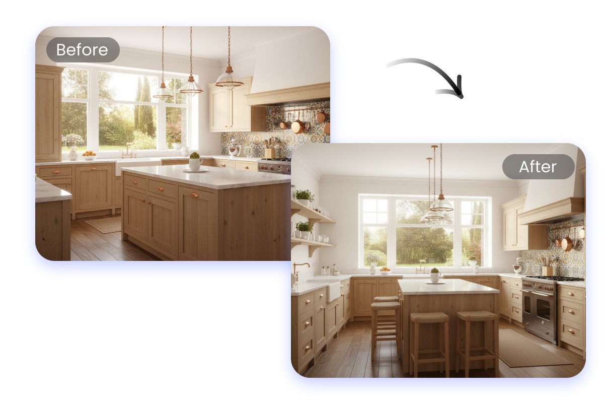 Change the layout of your existing kitchen design