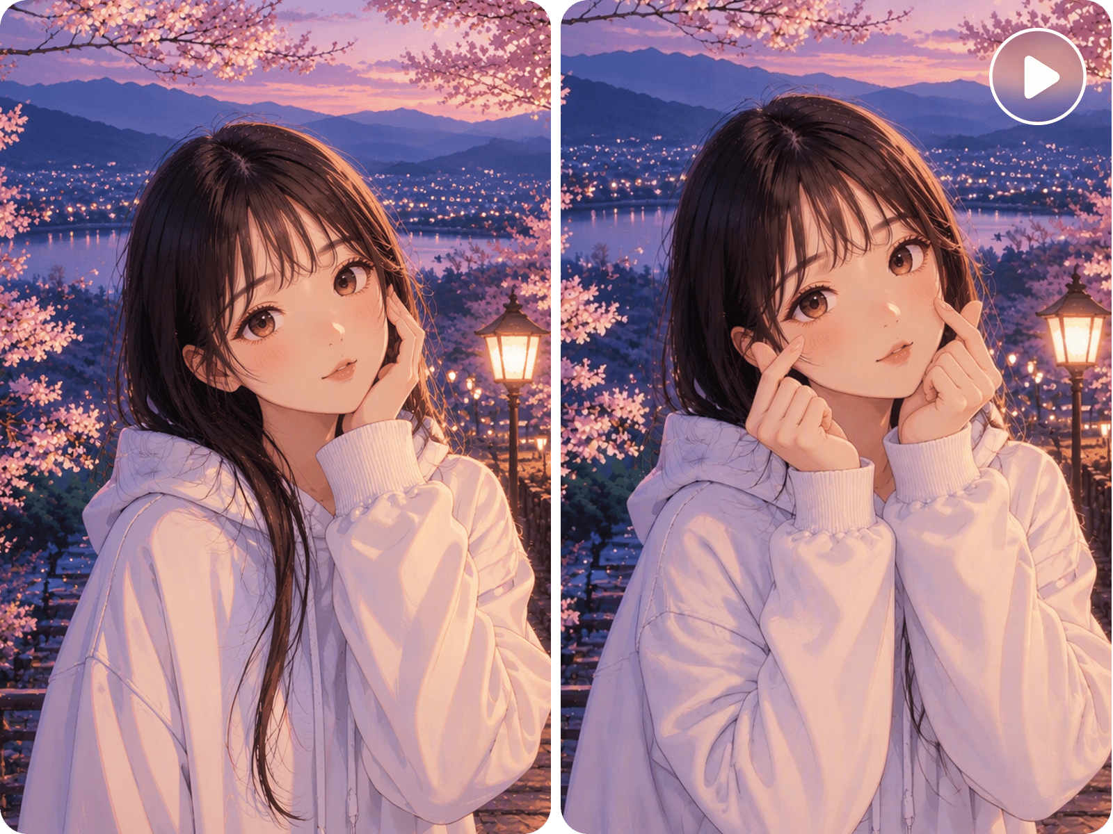 作成したキャラが動き出す