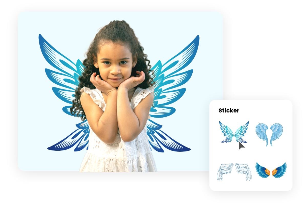 Add Angel Wings to a Photo Online Instantly for Free