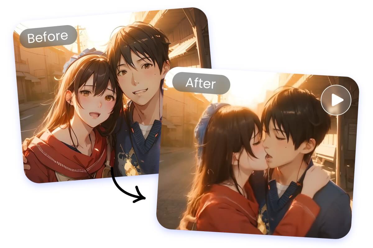 AIでアニメのディープキスも可能に