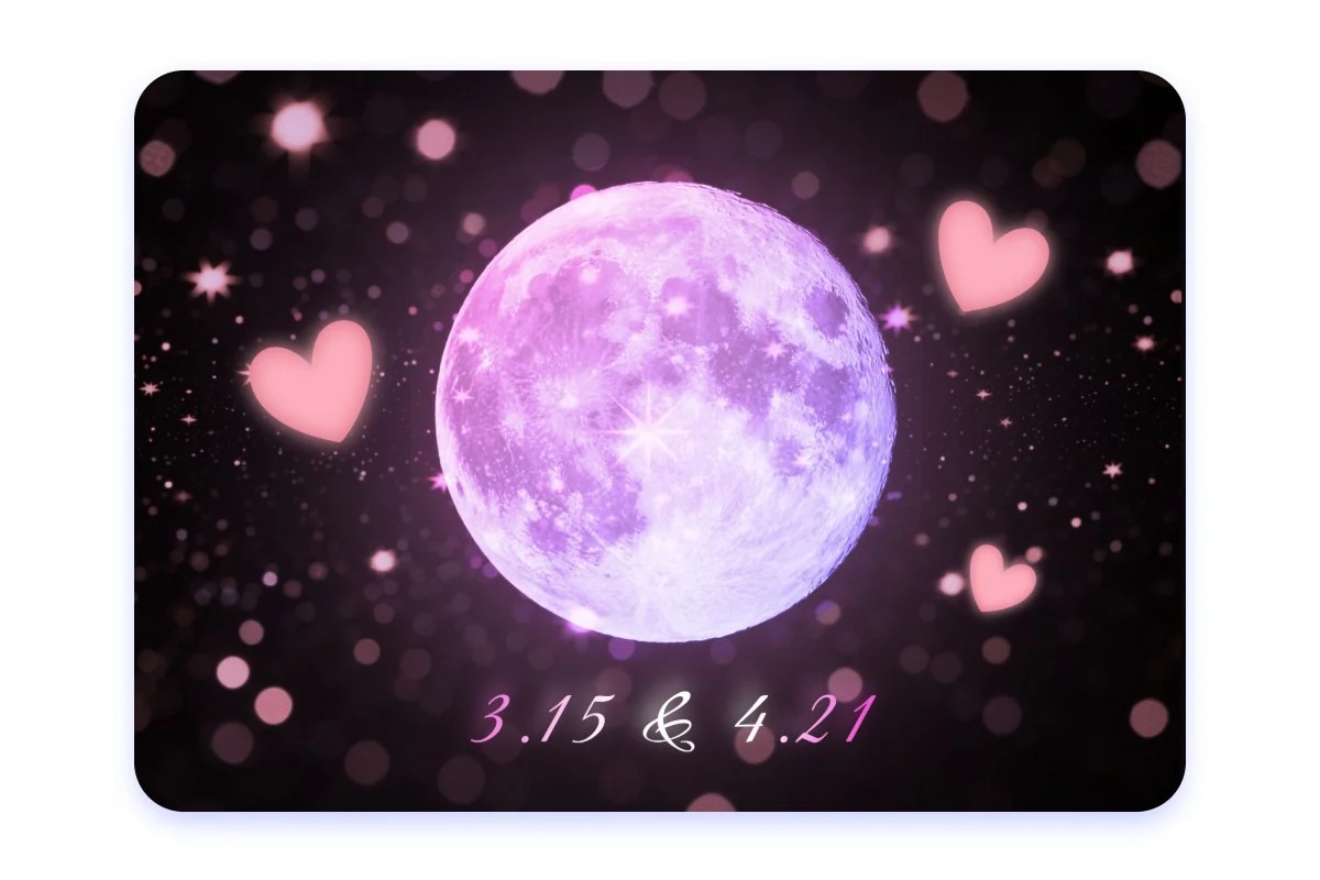 カップルでバースデーカラーを混ぜる