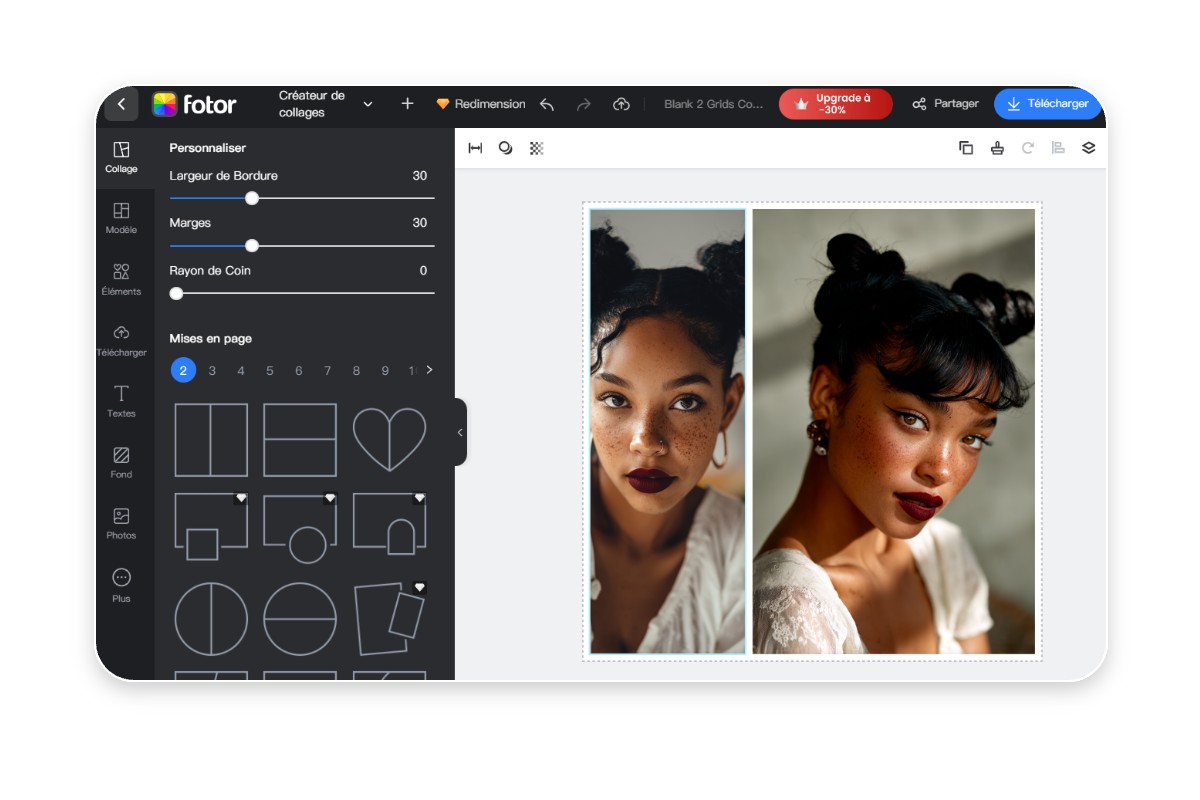 Comment mettre 2 photos côte à côte
